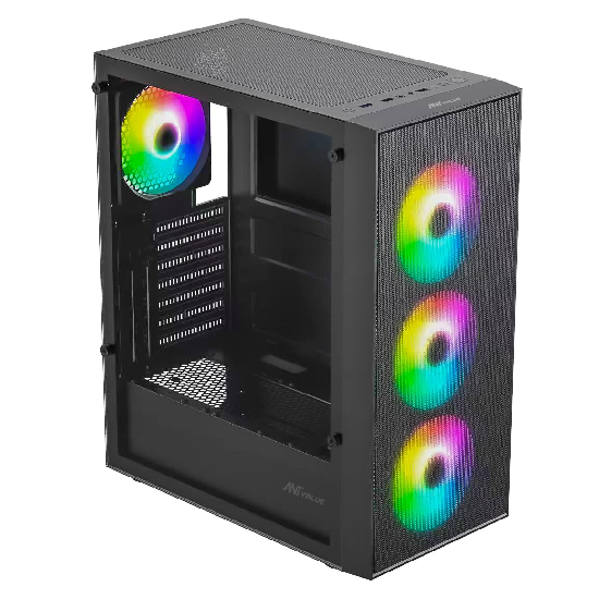 Ant Value VM40 ATX Computer Case/Gaming Cabinet - Black